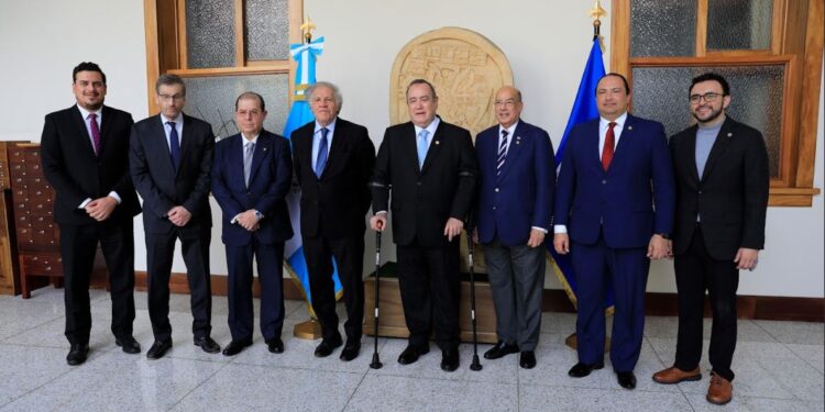 Delegación de la OEA visita Guatemala por invitación del Presidente ...